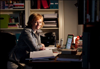 Eloisa James At Desk